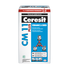 Клей для плитки усиленной фиксации CERESIT CM11 Plus Ceramic & Gres 25 кг