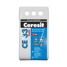 Фуга для узких швов CERESIT CE33 Plus (белая №01) 2кг