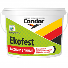 Краска водно-дисперсионная CONDOR Ekofest 3,75кг
