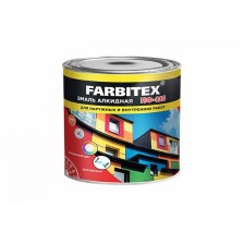 Эмаль алкидная FARBITEX ПФ-115 желтая 0,8кг