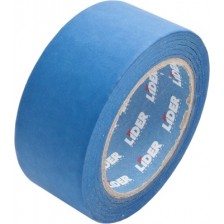 Лента бумажная тисненая LIDER внут/наружн, синяя 48мм/50м арт. E062957
