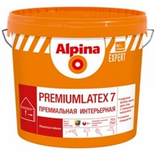 Краска ALPINA Expert Premiumlatex 7 белая 10л/14,4кг