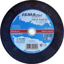 Круг отрезной по металлу ISMA 230*1,9*22,23мм