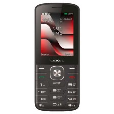 Мобильный телефон Texet TM-D329 (черный/красный)