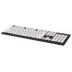 Клавиатура Oklick 580M (черный/белый)