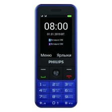 Мобильный телефон Philips Xenium E182 (синий)