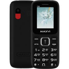Мобильный телефон Maxvi C26 (черный/синий)